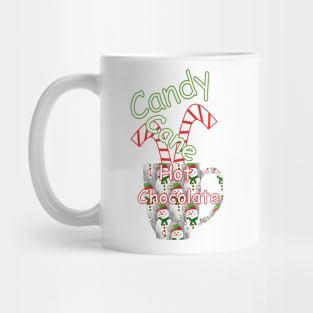 Candy Cane Hot Chocolate Mug